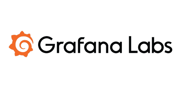 The logo of Grafana Labs, featuring an orange gear symbol and the text 'Grafana Labs' in black.