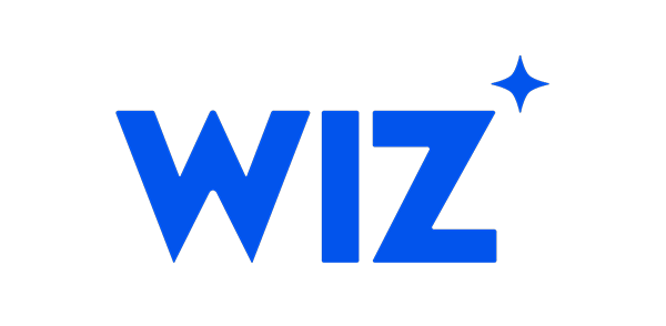 Wiz logo in blue text with a star symbol