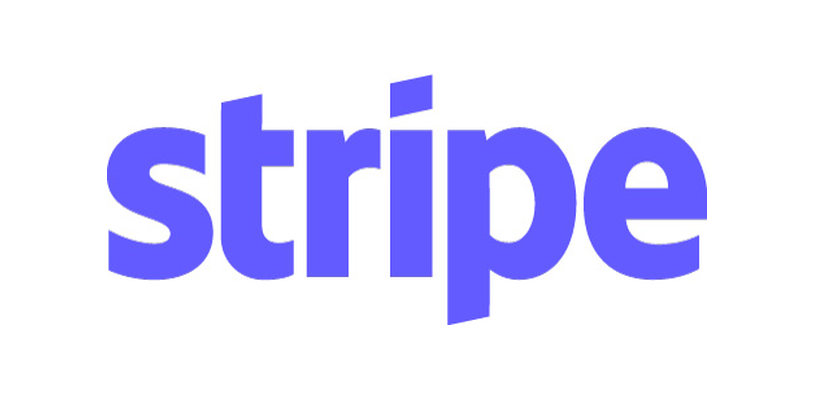 The logo for Stripe, a global payment processing platform, displayed in purple text on a white background.
