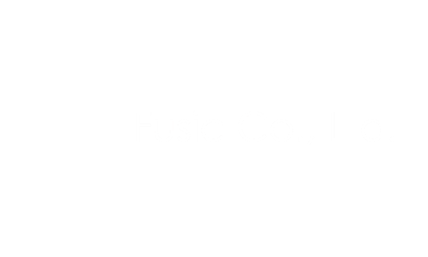 Logo of Fusic Co., Ltd. with company name in English and geometric design.