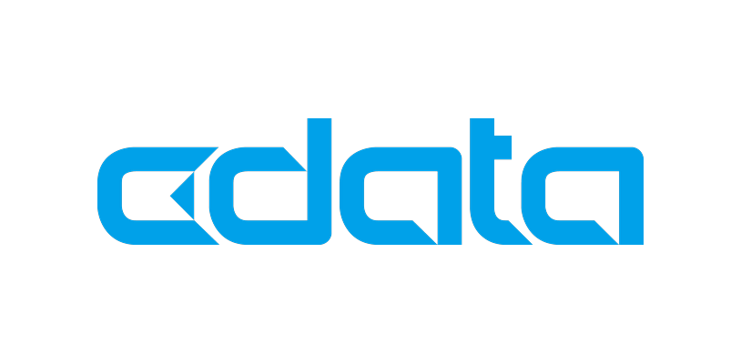 CData blue logo on a white background
