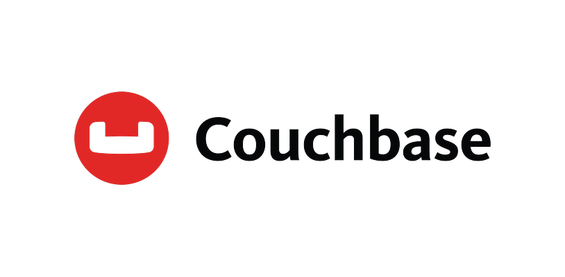 Couchbase logo with a red circular icon and the word 'Couchbase' in black text.
