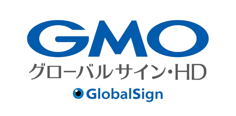 Logo image of GMO GlobalSign Holdings with company name in both Japanese and English.