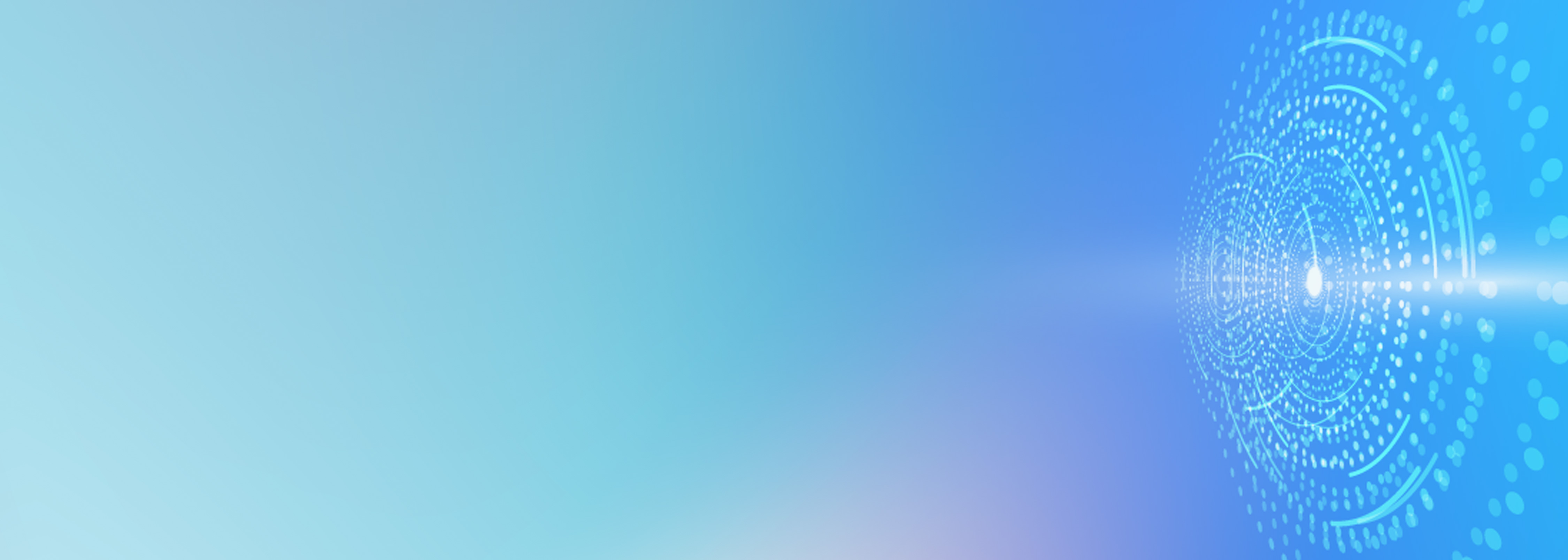 Abstract digital blue background with circular dotted patterns, representing AI and technology, used for a Generative AI hackathon.