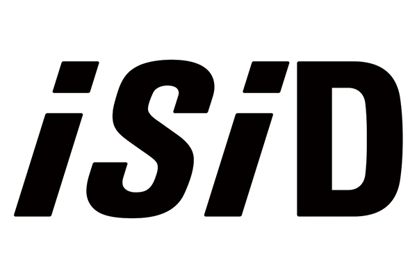 The logo of ISID featuring bold black stylized letters on a white background.
