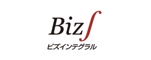 Logo of NTT Data Biz Integrale featuring the text 'Biz∫' and Japanese characters ビズインテグラル on a white background.