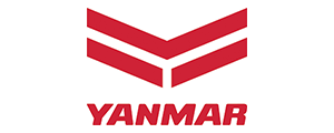 Yanmar company logo in red with stylized chevron design above the YANMAR name.