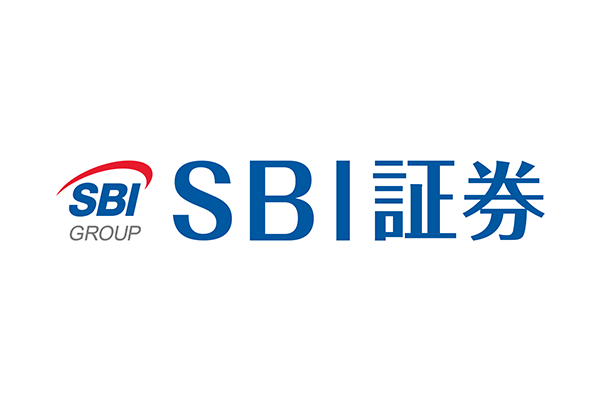 SBI Group logo featuring the English text 'SBI GROUP' and Japanese characters on a white background.
