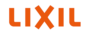 LIXIL logo in orange text on a white background.