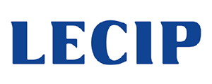 LECIP logo in blue text on a white background