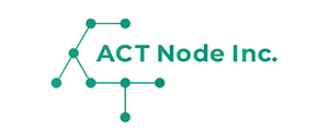 Logo of ACT Node Inc. featuring a network node graphic and company name.