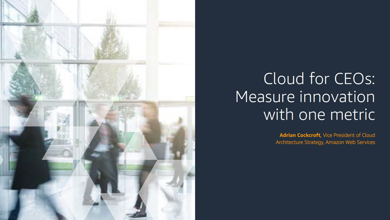 Cloud for CEOs: Measure innovation with one metric
