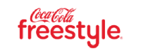 The Coca-Cola Freestyle logo featuring the word 'freestyle' in red text with the Coca-Cola logo above it, on a transparent background.