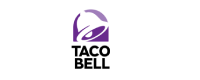 Taco Bell logo with a purple bell icon above the text 'Taco Bell'.