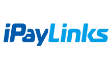 The logo for iPayLinks, featuring stylized blue text.