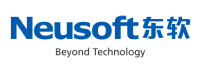 Neusoft logo with Chinese text and the slogan 'Beyond Technology' displayed below the brand name.