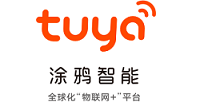 Tuya logo with Chinese text and '全球化“物联网+”平台' (Global IoT+ Platform) tagline, in orange and black.