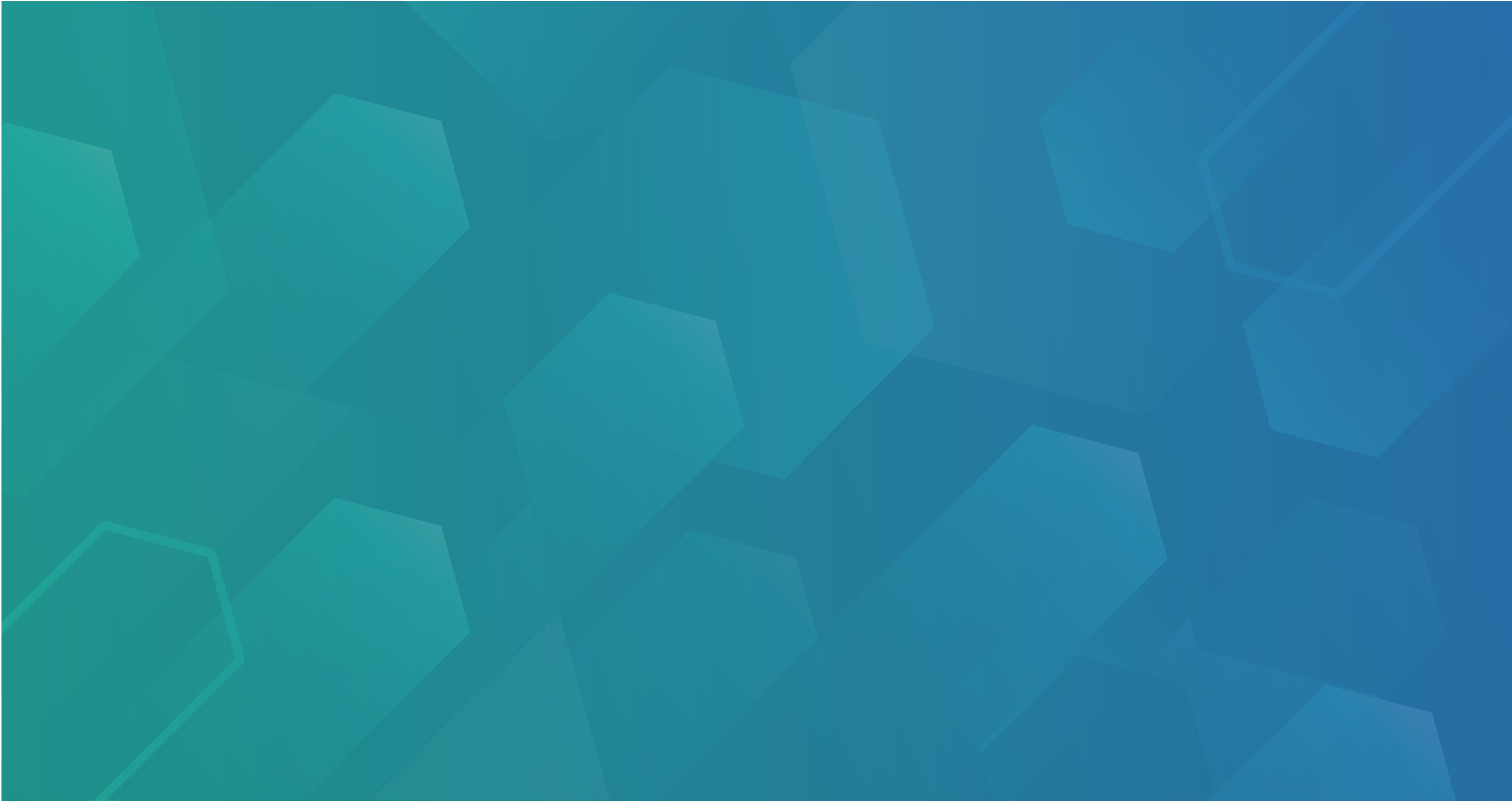 A blue hexagon-themed abstract background image commonly used for AWS branding, featuring various geometric hexagons on a gradient blue backdrop.