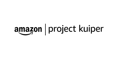 Amazon Project Kuiper logo with text in black on a white background