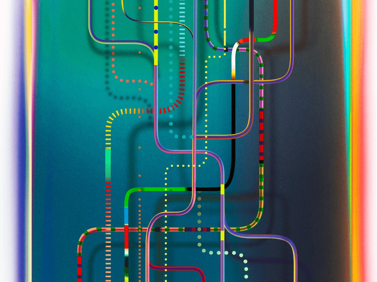 Abstract digital illustration