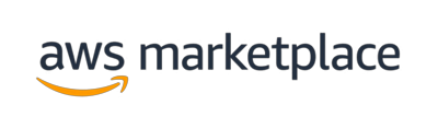 Logo for AWS Marketplace featuring the AWS arrow and the text 'aws marketplace', used in health marketplace contexts.