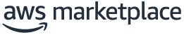AWS Marketplace logo in a horizontal layout, featuring the 'aws' text and the word 'marketplace' with the Amazon smile graphic.