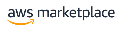 Black version of the AWS Marketplace logo, with dimensions 500x123 pixels.
