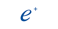 ePlus company logo in blue on a white background.