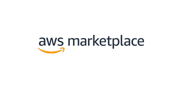 The AWS Marketplace logo featuring the text 'aws marketplace' with the signature Amazon smile arrow beneath the 'aws' portion.