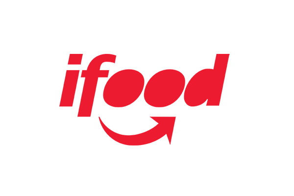 The iFood logo in red, displayed on a white background. Used as part of an AWS Marketplace SaaS success story.