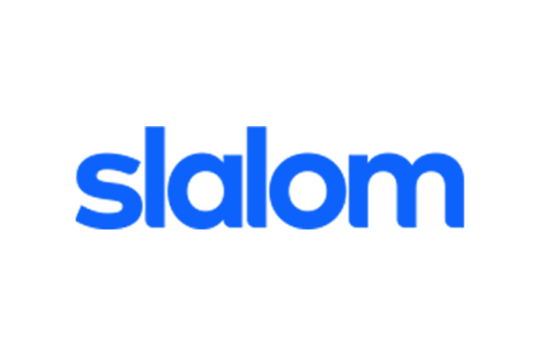 The Slalom logo on a transparent background, used for the AWS Marketplace Salesforce Success Story.