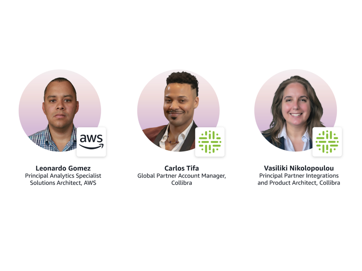 Scale AI with trusted, traceable data from Collibra webinar speakers