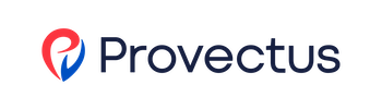 Provectus company logo with stylized 'P' icon and text.