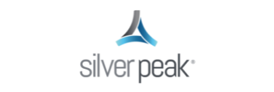 Silver Peak Systems company logo, featuring stylized triangular icon above the text 'silver peak'.