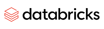Databricks logo in a horizontal orientation, featuring the Databricks icon and wordmark.