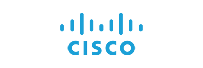Blue Cisco logo on a transparent background, sized 400x135 pixels.