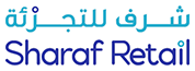 Sharaf Retail logo in both Arabic and English, as displayed on AWS Marketplace
