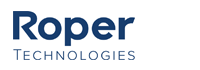 Roper Technologies logo used in an Emedgene testimonial, showing the company name 'Roper Technologies' in blue text on a white background.