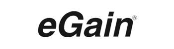 "Logo with the text 'eGain' in black font."