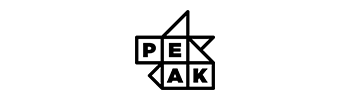 Logo for Peak AI Business Analytics, displayed in black and white text.