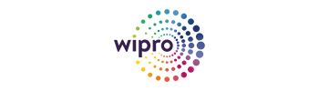 "Colorful circular gradient logo with a dark purple center and text reading 'Fiverr'."
