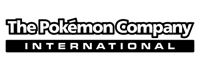 Logo for The Pokémon Company International, black and white version with the text 'The Pokémon Company International'.