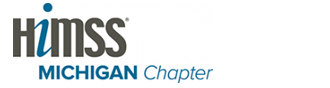 Logo for the HIMSS Michigan Chapter, featuring the HIMSS name and the words 'Michigan Chapter'.