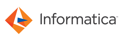 Informatica Data logo with stylized orange and blue icon and company name in text.
