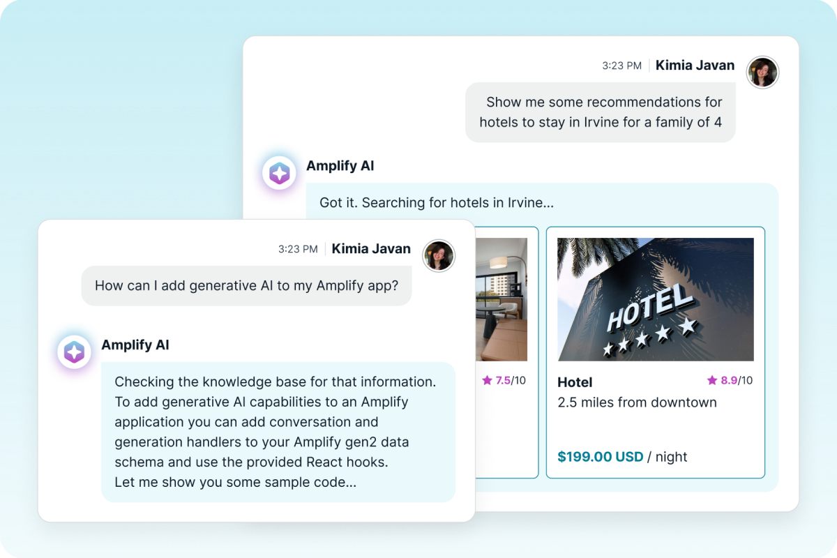 amplify ai kit chat