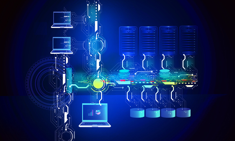 illustration of databases