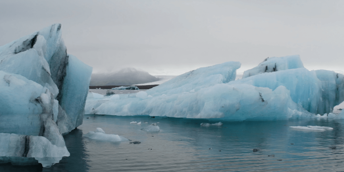 photo of a glacier