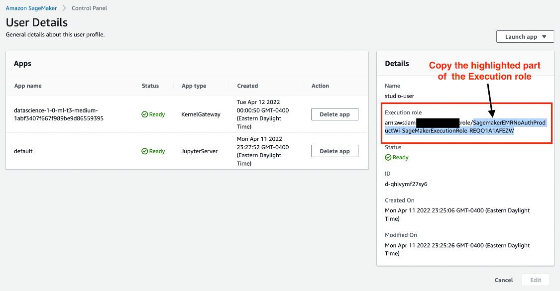 Creating a CloudFormation stack to set up Amazon SageMaker Studio