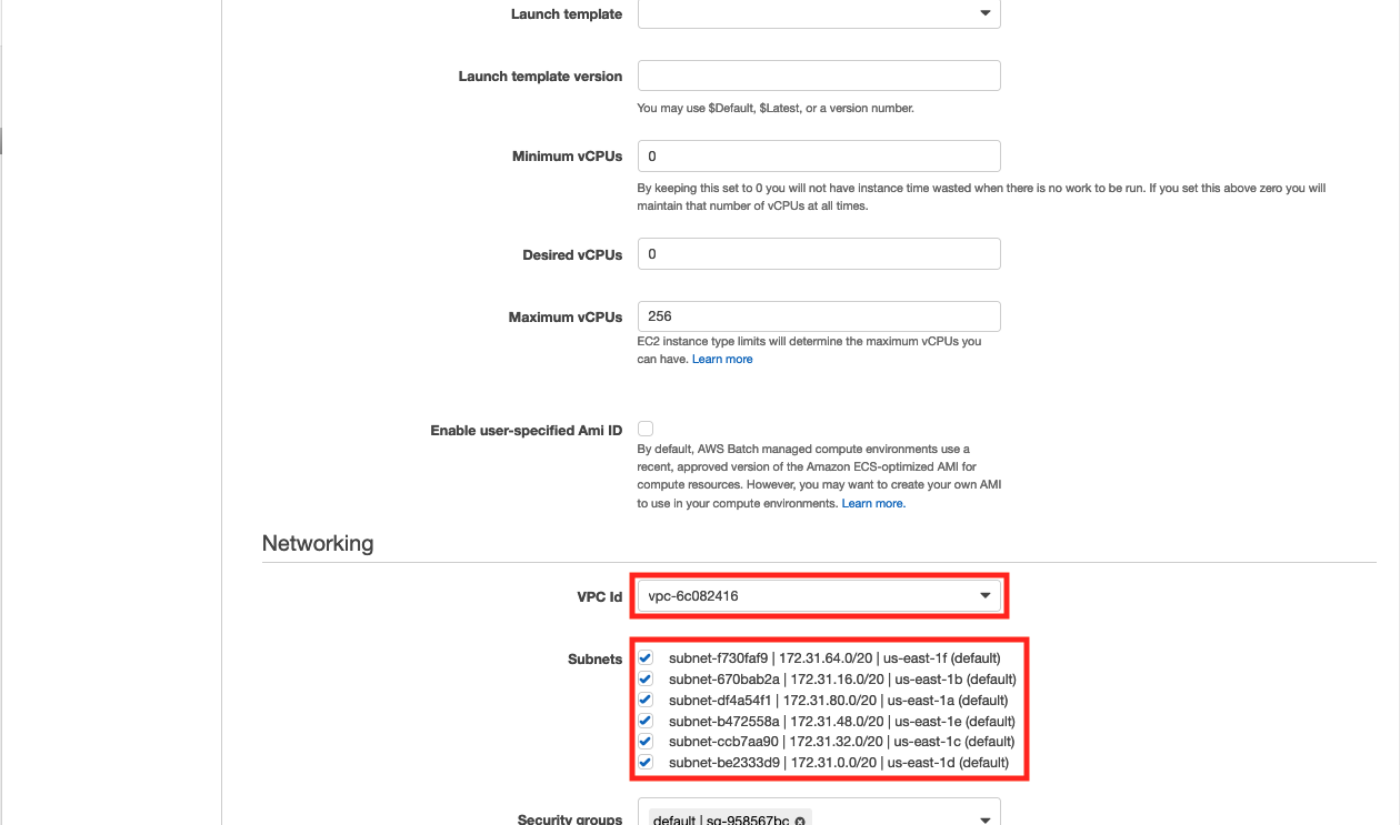 Configure networking