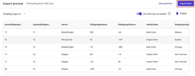 &Eacute;tape&nbsp;3&nbsp;: configuration de SageMaker Canvas pour cr&eacute;er automatiquement des mod&egrave;les